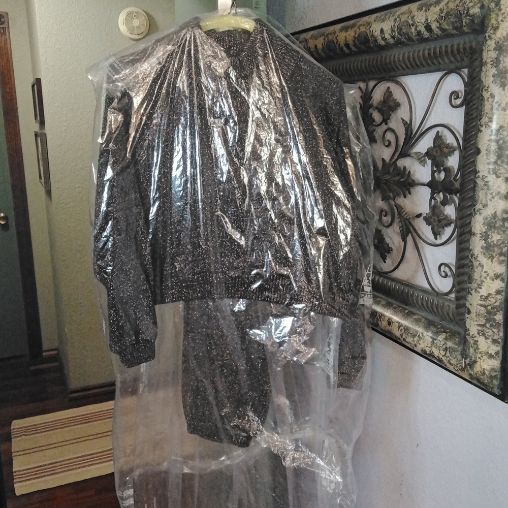 Vintage Christian Dior Dress Up to Loungewear Knit Pantsuit Sz XS/S - Picture 2 of 13